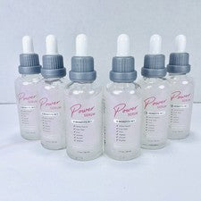 Juego de 6 Global Beauty Care POWER SERUM 5 beneficios en 1 suero facial 1,7 oz. NUEVO