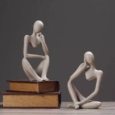 Figura Abstracta Decoración de Escritorio Resina Sintética Delicada Artesanía Hogar Adorno