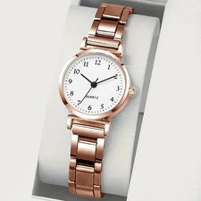 Elegante reloj de estudiante minimalista reloj de mujer salida informal ajuste