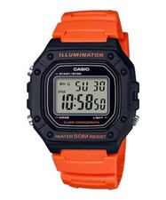 CASIO W-218H-4B2VDF OROLOGIO UOMO DIGITALE ARANCIONE SOTTOCOSTO