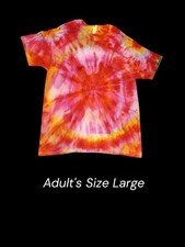 Camiseta estilo vintage teñida a mano tie dye talla grande