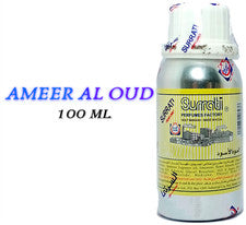 Aceite de perfume concentrado Surrati Ameer Al Oudh, envasado de 100 ml, aceite Attar.