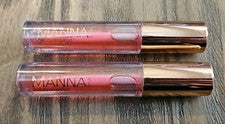 2X Aceite Labial Manna Kadar Beauty, Nutritivo, Suave y Rellena Peonía Rosa-Negro Sellado