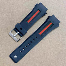 Correa de goma suave 29x21 mm con hebilla de pasador se adapta a relojes modelo Gucci YA137