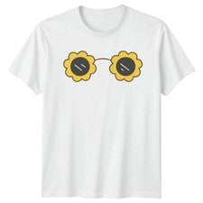 Girasol Gafas de sol Moda Hombre Camiseta Mujer Camiseta Unisex Gráfico Top