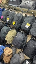 Mochila Mochila Bolso Hombre 100% NEGRA - DEPORTE TRABAJO VIAJES ESCUELA SENDERISMO CAMPING
