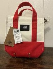 Un Raro Nuevo Con Etiquetas Lona Algodón Vans Lil Pergs Bolso Bandolera Bolso de Mano Bolso