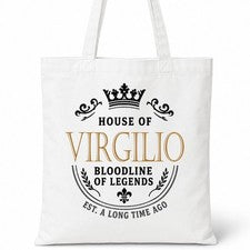 Bolso de Mano House Of VIRGILIO Nombre Familiar Blanco Regalo de Cumpleaños