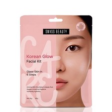 Kit facial Swiss Beauty Care brillo coreano | 6 pasos, 49 g