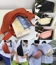 Moda Bandolera Riñonera para Hombres Mujeres Impermeable Cintura Cinturón Bolso Bandolera