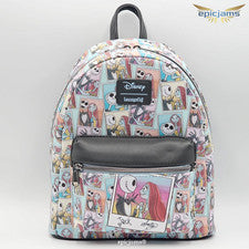 Mini Mochila Loungefly Pesadilla Antes de Navidad Jack & Sally Fotos Nueva