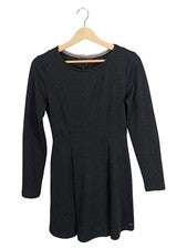 Vestido casual mujer TOM TAILOR denim talla S negro línea A manga larga