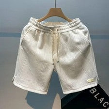 Pantalones cortos para hombre, tendencia de moda de verano popular, marca para h