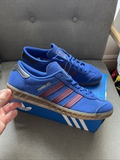 Reino Unido 9 Adidas Hamburgo Hombre’s Entrenadores Azul Negro HP3648