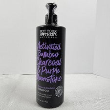 Champú Not Your Mothers Naturals Activated Bambú Carbón Púrpura Piedra Lunar 16z