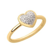 Anillo LINKS OF LONDON Diamond Essentials Oro Vermeil Pavé Corazón P NUEVO PRECIO DE VENTA SUGERIDO POR EL FABRICANTE