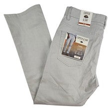 Pantalones Cobre y Roble Nuevos con Etiquetas Para Hombre 32x30 5 Bolsillos Todos los Días Gris Cañón K5S817 Nuevos con 