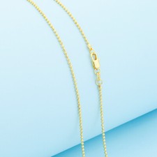 Venta al por mayor 1 PIEZA 16-30 pulgadas Venta al por mayor Joyería Relleno Oro 18K Cuentas Cadena Collares