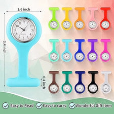 Reloj Llavero Silicona Enfermeras *Todos los Colores* NUEVO Cuarzo Relojes de Bolsillo Clip On