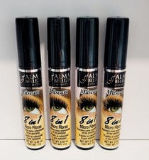 Máscara de pestañas ALMA BELLEZA COSMETICS 8 en 1 Micro Fibras extensión negra 0,45 oz
