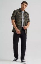 Pantalones de mezclilla Lee de sarga recta de corte regular estilo clásico para hombre