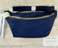 NUEVO Bolso Bandolera Stoney Clover Lane Zafiro Clásico Nylon Riñonera AZUL MARINO