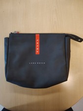 PRADA Luna Rossa Auténtica Bolsa Linda Bolso de Hombre Cuero Negro