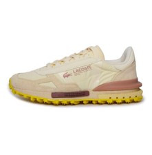 Zapatillas Mujer Lacoste ELITE ACTIVE 2025 Amarillo Claro/Amarillo. Talla 7,5 USA