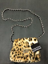 Cartera bandolera de piel sintética de leopardo para mujer tendencia para todas las estaciones moda expreso