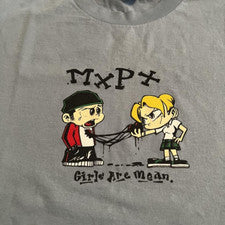 Camiseta MXPX Girls Are Mean Album Algodón Regalo Para Fan S a 5XL GC2249
