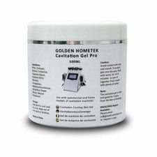 Gel de cavitación para máquinas reafirmantes faciales y adelgazantes corporales RF - 500 ml (1 tarro)