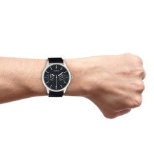 Oozoo Reloj De Pulsera Unisex Timepieces Analógico De Cuero Azul Oscuro UOC10536