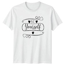 Camiseta Be Yourself para mujer salud mental inspiradora regalo de cumpleaños para ella