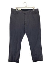 Nuevos pantalones elásticos de pierna recta estilo jean 38x30 grises English Laundry para hombre