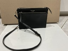 Bandolera Kate Spade Cameron Cremallera Negra - Nueva Sin Etiqueta