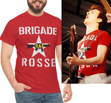Camisa BRIGADE ROSSE: As Worn by Joe Strummer (The Clash) The Clash, camisa unisex