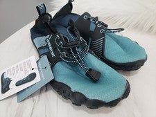 NUEVO HOMBRE 4/MUJER 6 FITKICKS HydroSport Tierra-agua Zapatos Azul Negro