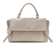 Bolso bandolera GUESS Devon Top Handle Flap beige topo claro