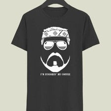 Nueva Camiseta Informal I'm Finishing My Coffee Camiseta Algodón Unisex Talla S - 3XL