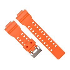 Correa de repuesto de goma naranja de 18 mm para Casio G-Shock GA-110 GA-120 GA-200