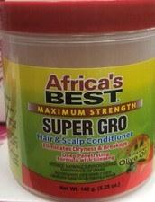 Acondicionador de cabello y cuero cabelludo Super Gro de máxima fuerza de África