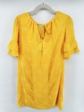 Vestido para mujer Chelsea y violeta túnica boho floral manga con volantes forrado
