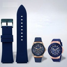 Correa de reloj de goma de silicona apta para relojes Guess W0247G3 W0040G3 W0040G7