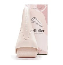 Rodillo de hielo y herramientas faciales Gua Sha antienvejecimiento cuidado personal hinchazón arrugas, beige