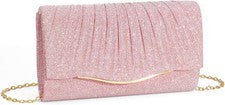 Bolsos de mano de noche para mujer Bolso de noche Carteras sin asas, elegante brillo - TOTALMENTE NUEVOS