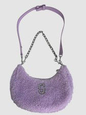 Bolso Cartera de Hombro Marc Jacobs Para Mujer Cuero Púrpura La Pequeña Curva Piel