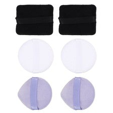 6 piezas Puff Facial Transpirable Maquillaje Puff Reutilizable Maquillaje Belleza Facial