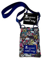 TOKIDOKI x HELLO KITTY Midnight Metropolis BOLSO BANDOLERA Estuche para Teléfono NUEVO ENVÍO GRATUITO