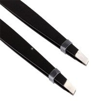 Pinza profesional para cejas cabello inclinado belleza mujer belleza maquillaje negro DSUK