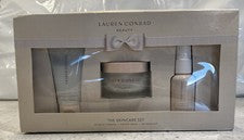 Juego de 3 piezas Lauren Conrad Beauty, sellado nuevo en caja, limpiador, crema, tónico brum